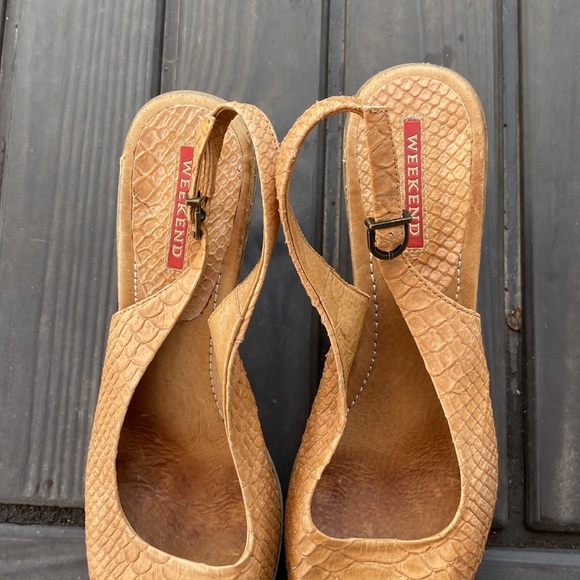 Weekend leather fish-scale heels - Picture 14 of 14